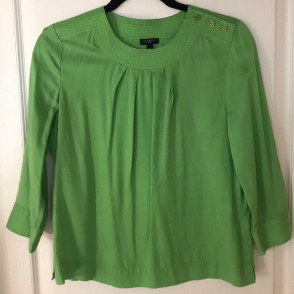 green Talbots top 💚 - Picture 3 of 4